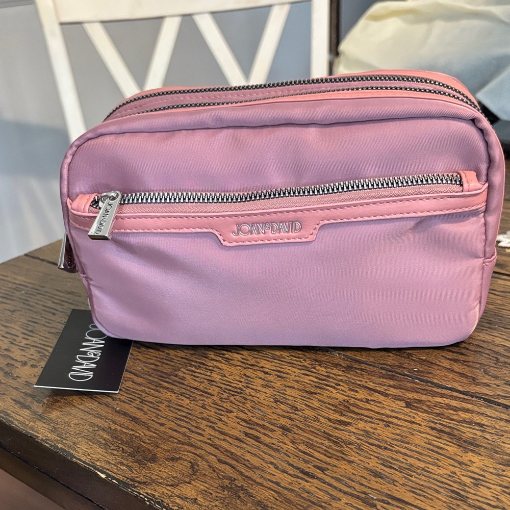 Joan & David Pink Toiletry Bag
